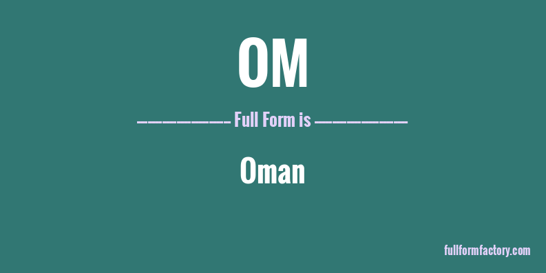 om-full-form