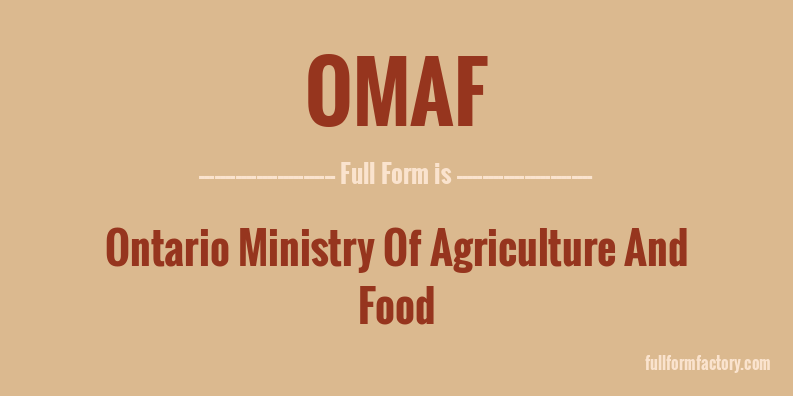 omaf-full-form