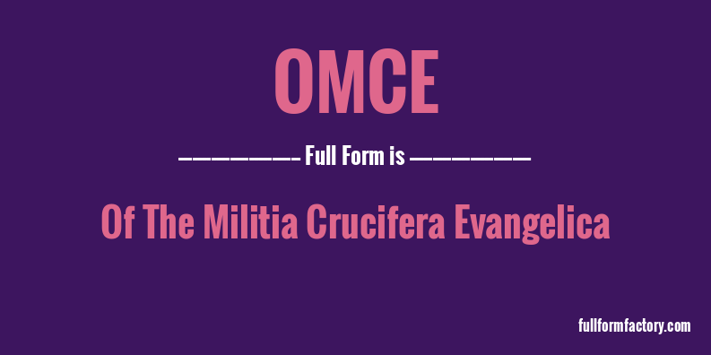 omce-full-form
