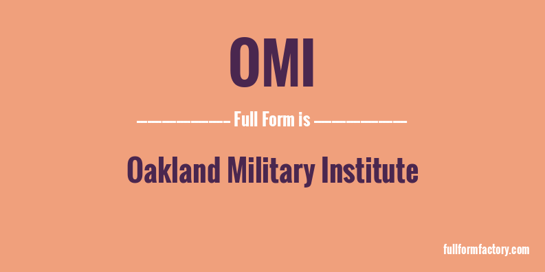 omi-full-form