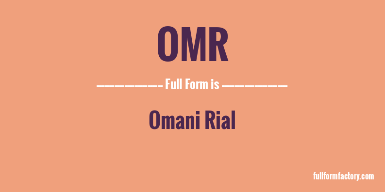 omr-full-form