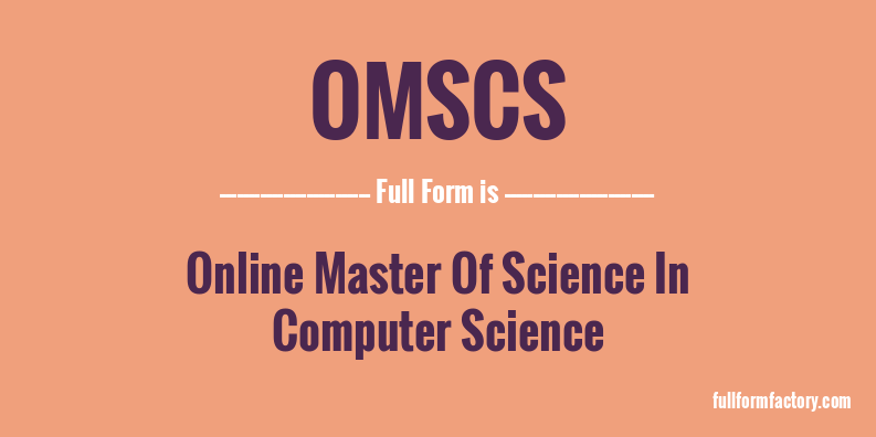 omscs-full-form