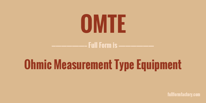 omte-full-form