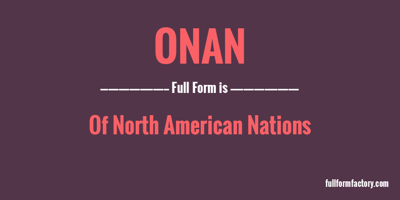 onan-full-form