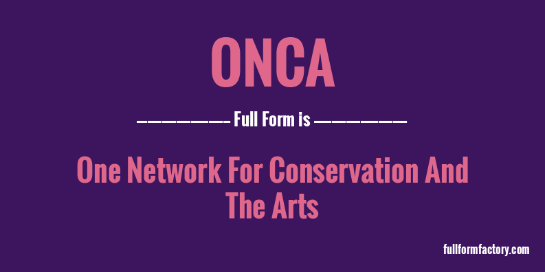 onca-full-form