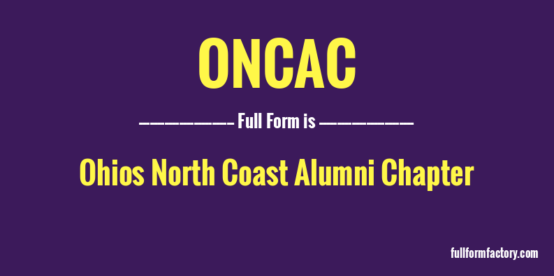 oncac-full-form