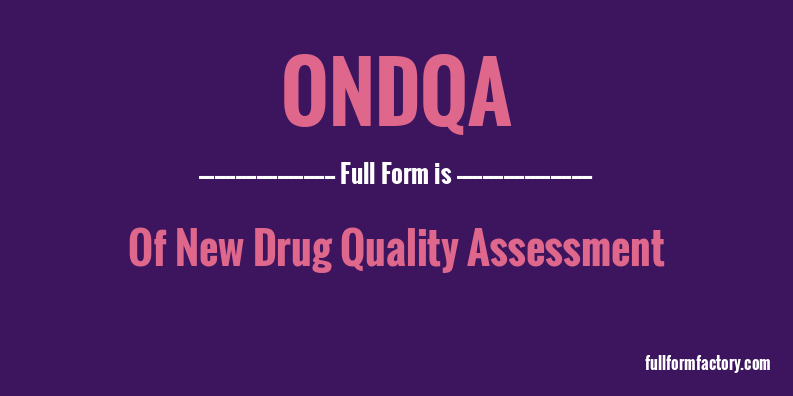 ondqa-full-form