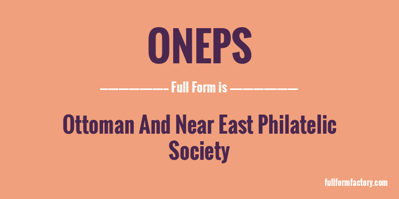 oneps-full-form
