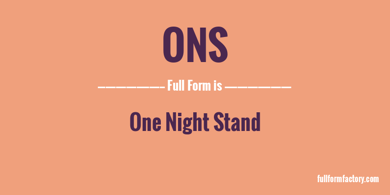 ons-full-form