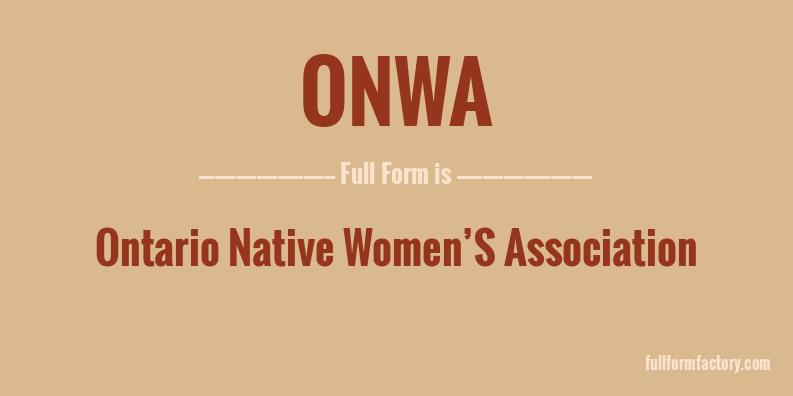 onwa-full-form