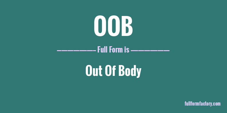oob-full-form