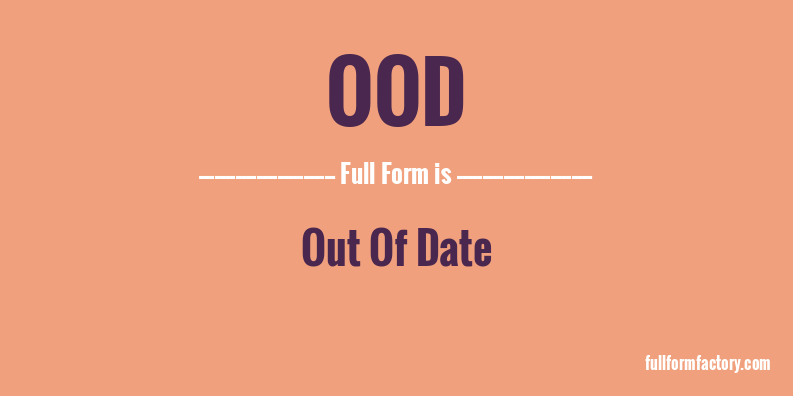 ood-full-form