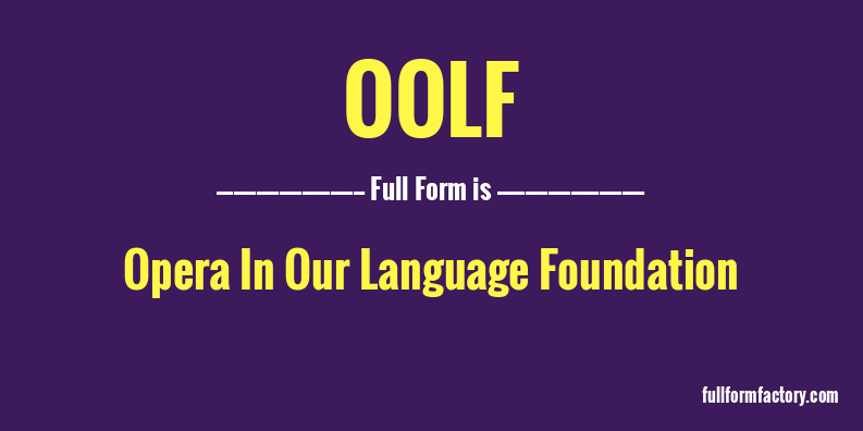 oolf-full-form