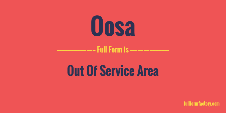 oosa-full-form