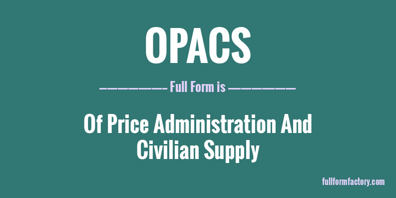 opacs-full-form