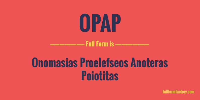 opap-full-form