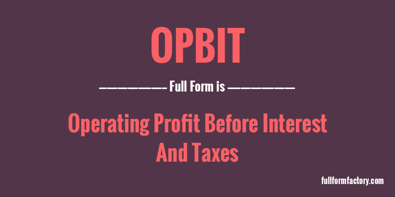 opbit-full-form