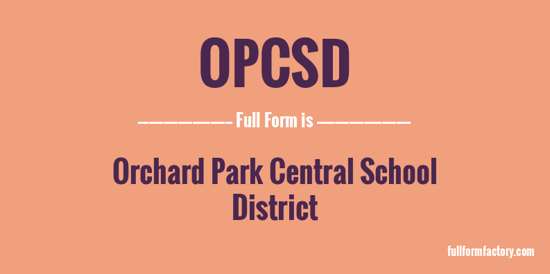 opcsd-full-form