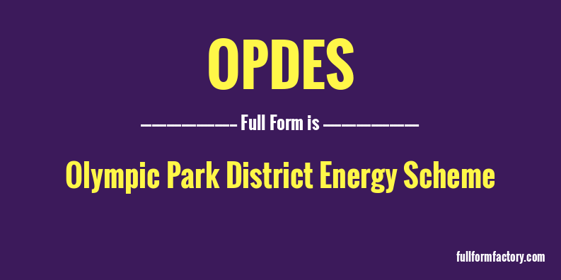 opdes-full-form