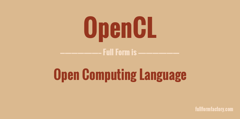 opencl-full-form