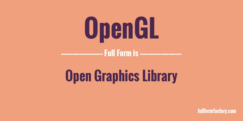 opengl-full-form