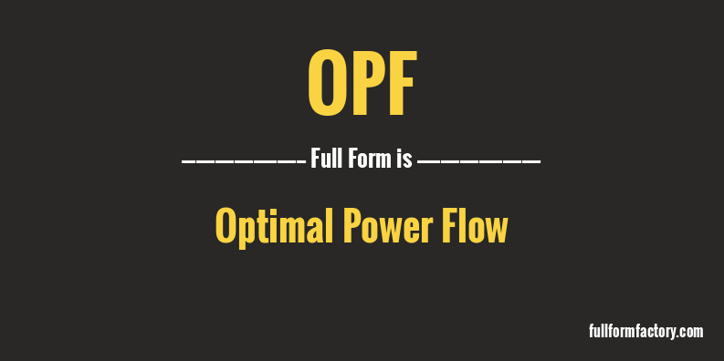 opf-full-form