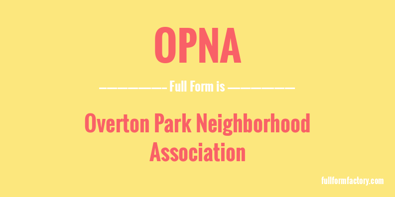 opna-full-form