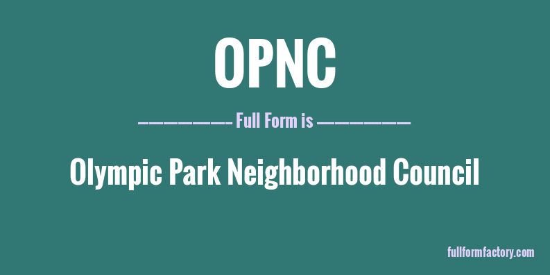 opnc-full-form