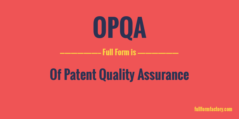 opqa-full-form