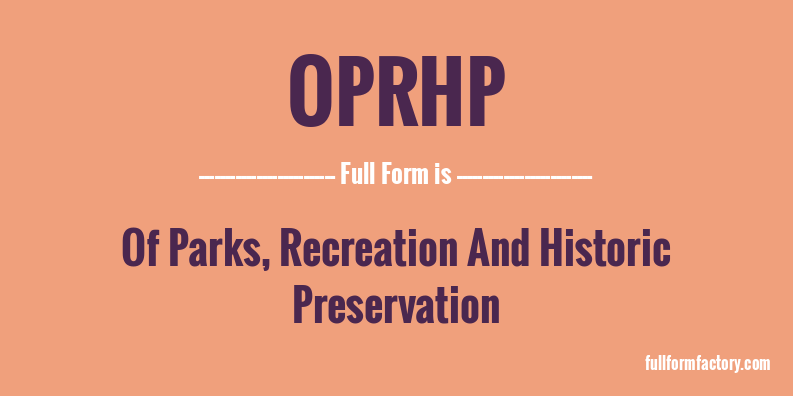 oprhp-full-form