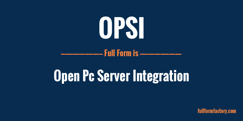 opsi-full-form