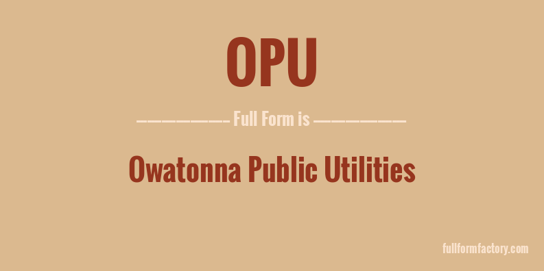 opu-full-form
