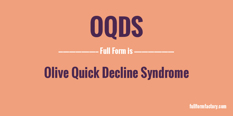 oqds-full-form