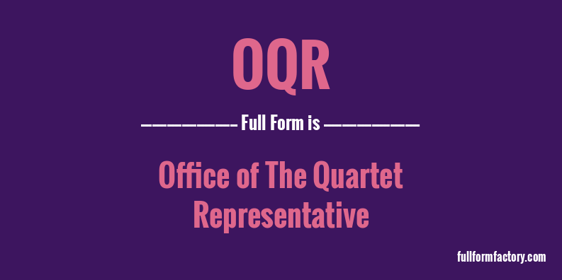 oqr-full-form