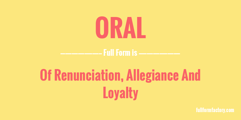 oral-abbreviation-meaning-fullform-factory