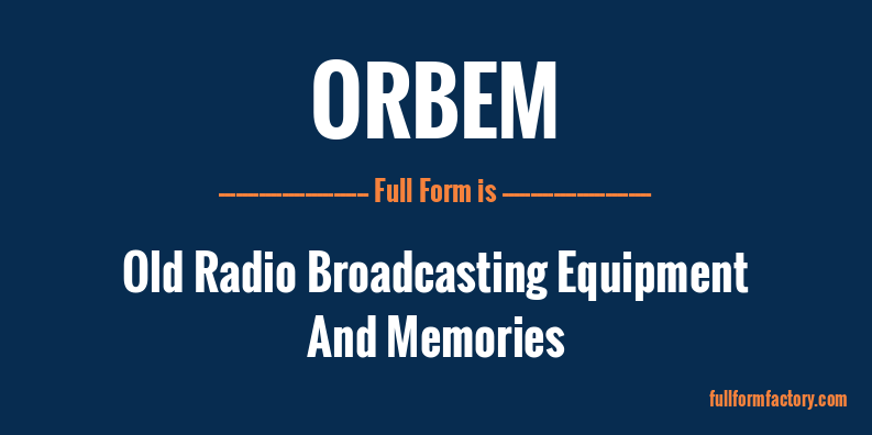 orbem-full-form