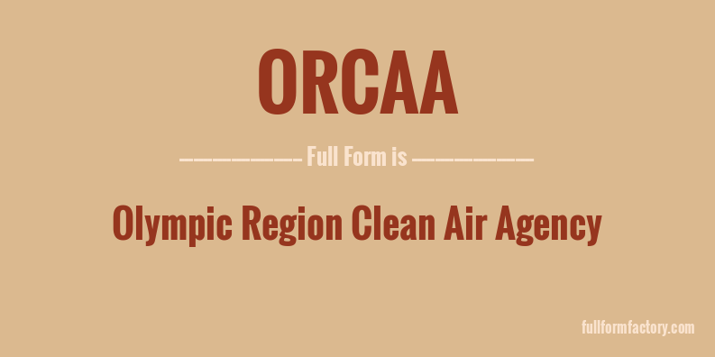 orcaa-full-form