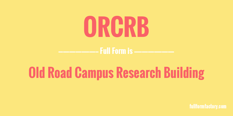 orcrb-full-form