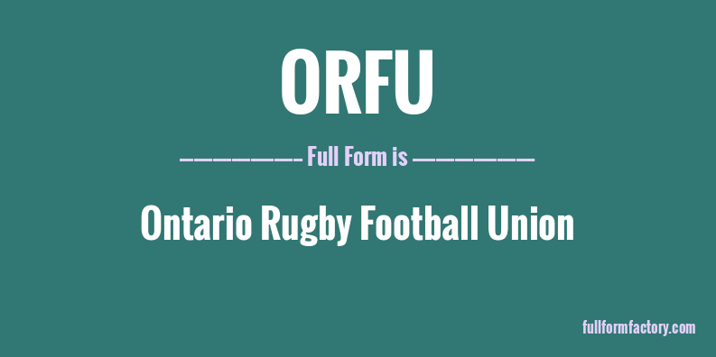 orfu-full-form