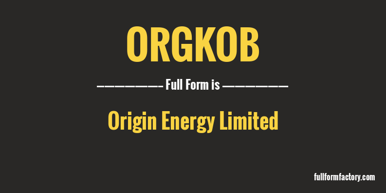 orgkob-full-form