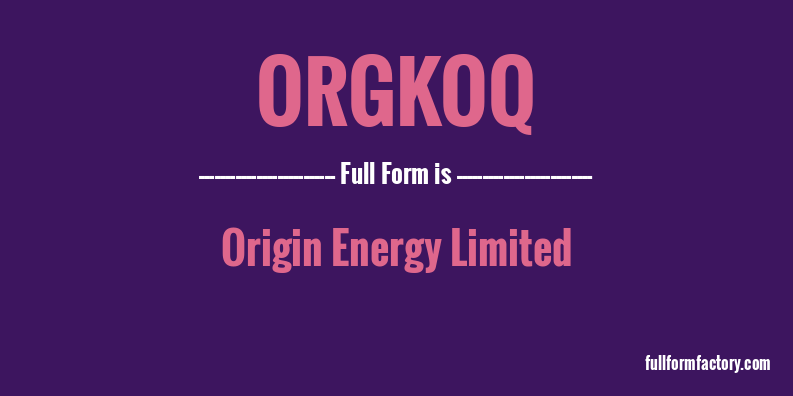 orgkoq-full-form