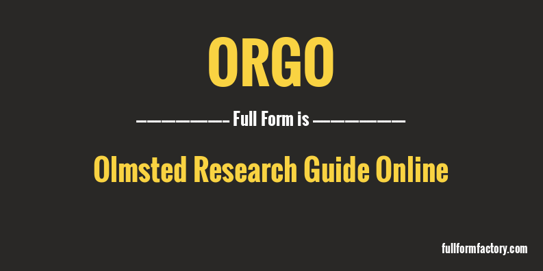 orgo-full-form
