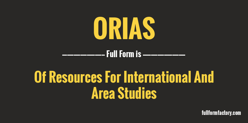orias-full-form