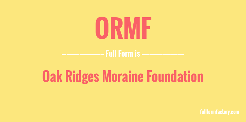 ormf-full-form