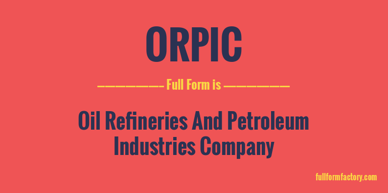 orpic-full-form