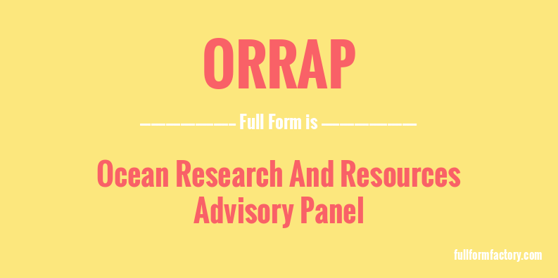 orrap-full-form