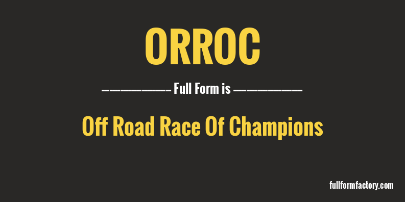 orroc-full-form