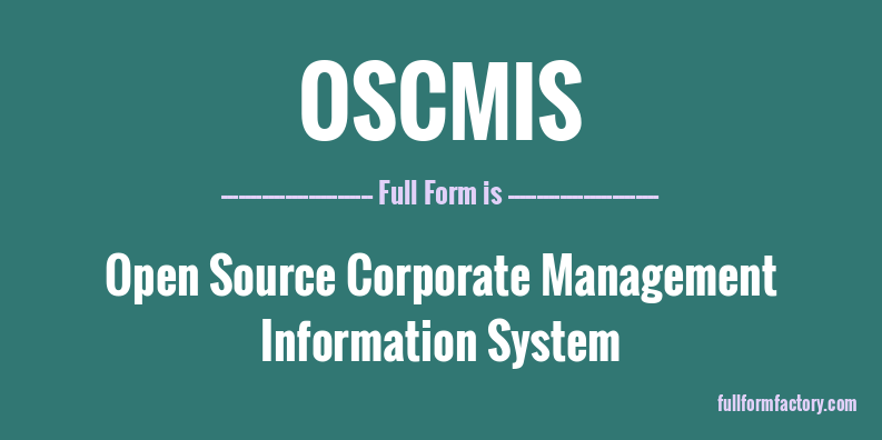 oscmis-full-form