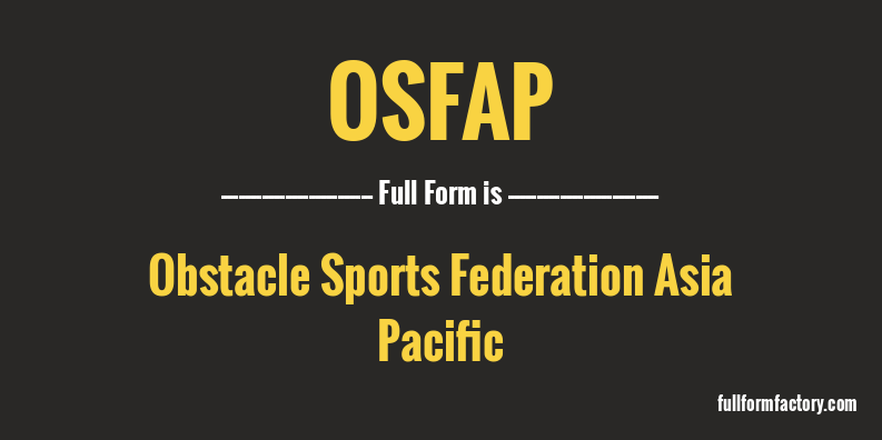 osfap-full-form