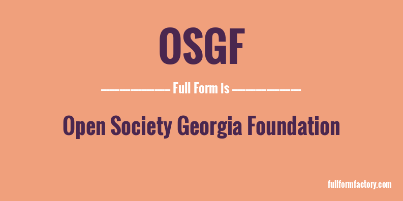 osgf-full-form